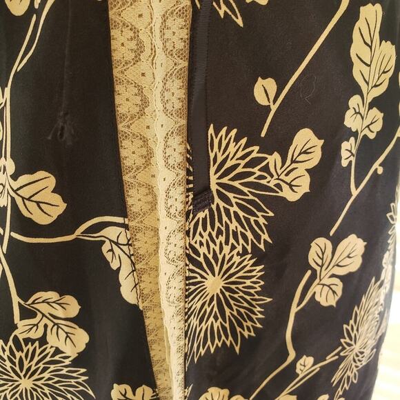 VICTORIA SECRET BLACK/BEIGE LACE LINGERIE SIZE L - Picture 10 of 12